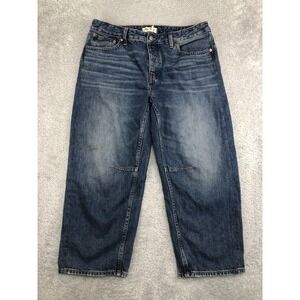 Madewell Jeans Womens 30P (33x24) Blue The Darted Barrel Leg